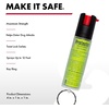 SABRE Protector Dog Spray with Key Ring, 14 Bursts, 12-Foot (4-Meter) Range, Humane Dog Attack Deterrent, Maximum Strength Allowed By EPA(Green)