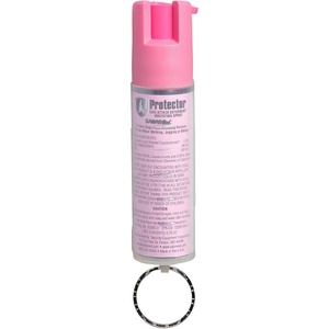 SABRE Protector Dog Spray with Key Ring, 14 Bursts, 12-Foot (4-Meter) Range, Humane Dog Attack Deterrent, Maximum Strength Allowed By EPA(Pink Camo)